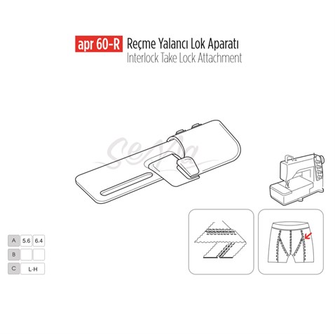 Reçme%20Yalancı%20Lock%20Ayarlı%20Apara%205.6%20-%206.4Mm%20/%20APR%2060-R