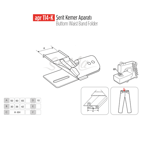 Şerit%20Kemer%20Kavisli%20Aparat%2075Mm-45Mm%20/%20APR%20114-K