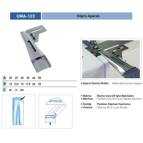 Köprü%20Aparatı%2040X17mm%20/%20UMA-123