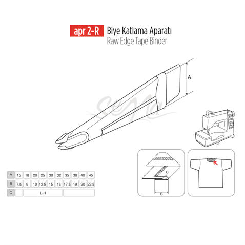 Lastik%20Biye%20Katlama%20Apara%2015X7mm%20/%20APR%202-R