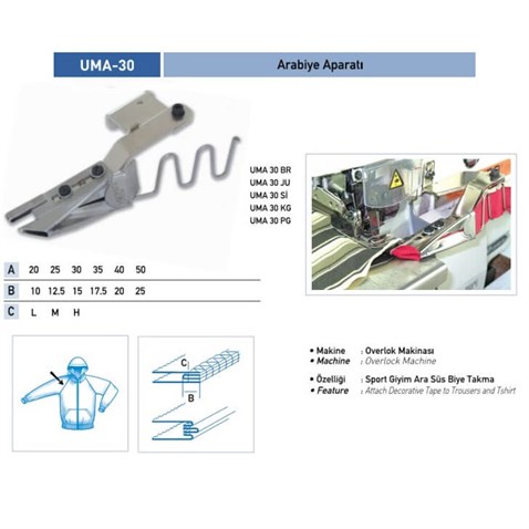 Overlok%20Arabiye%20Aparatı%2050X25mm%20/%20UMA-30