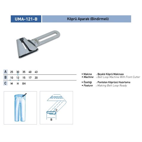 Köprü%20Aparası%2043X20mm%20/%20UMA-121-B