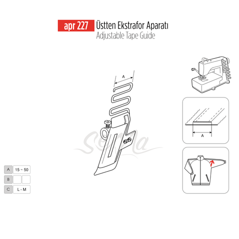 Üstten Ekstrafor Aparatı 19Mm / APR 227