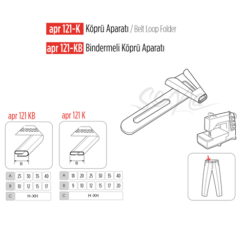 Köprü Aparatı 18X9mm / APR 121-K