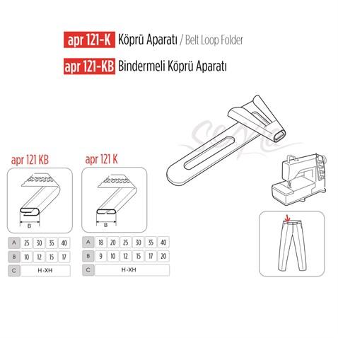 Köprü Aparatı 40X20mm / APR 121-K