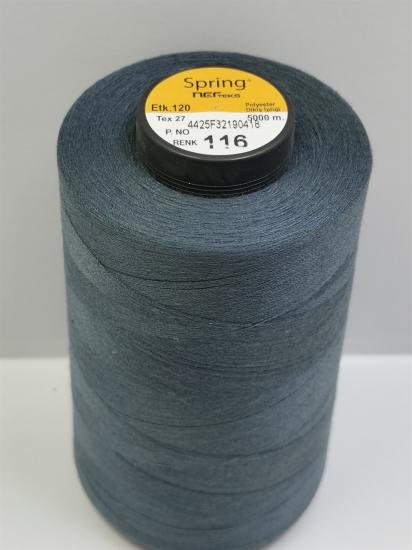 120 NO Polyester Dikiş İpliği Spring 5.000 Metre 116