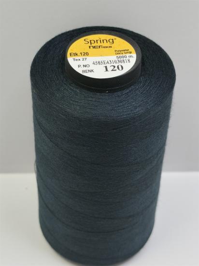 120 NO Polyester Dikiş İpliği Spring 5.000 Metre 120