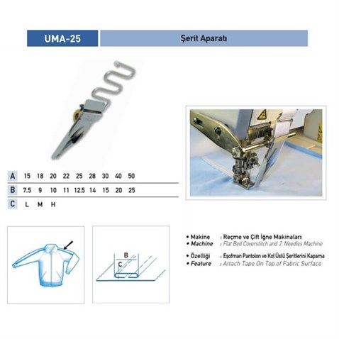 Şerit%20Apara%2018X9mm%20/%20UMA-25